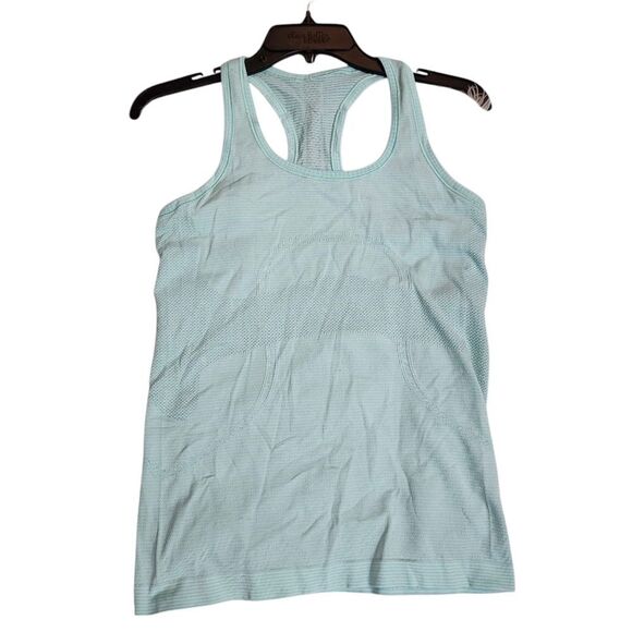 Lululemon‎ Racerback Mint Green Tank Sz 6 - Picture 1 of 8